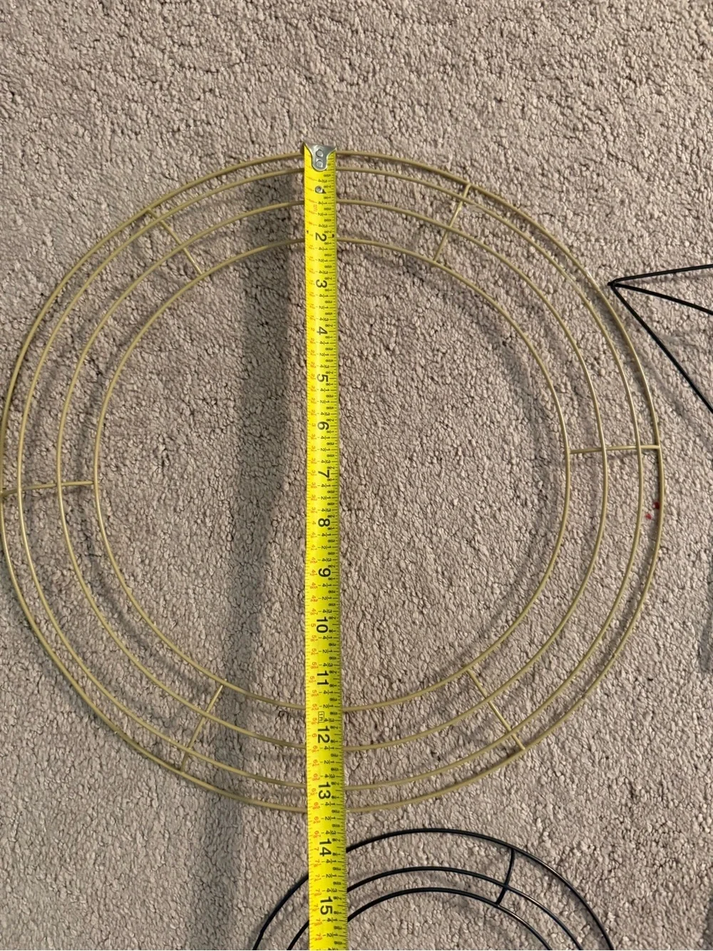 Set of 4 Wire Wreath Starters | Arts & Crafts Supplies